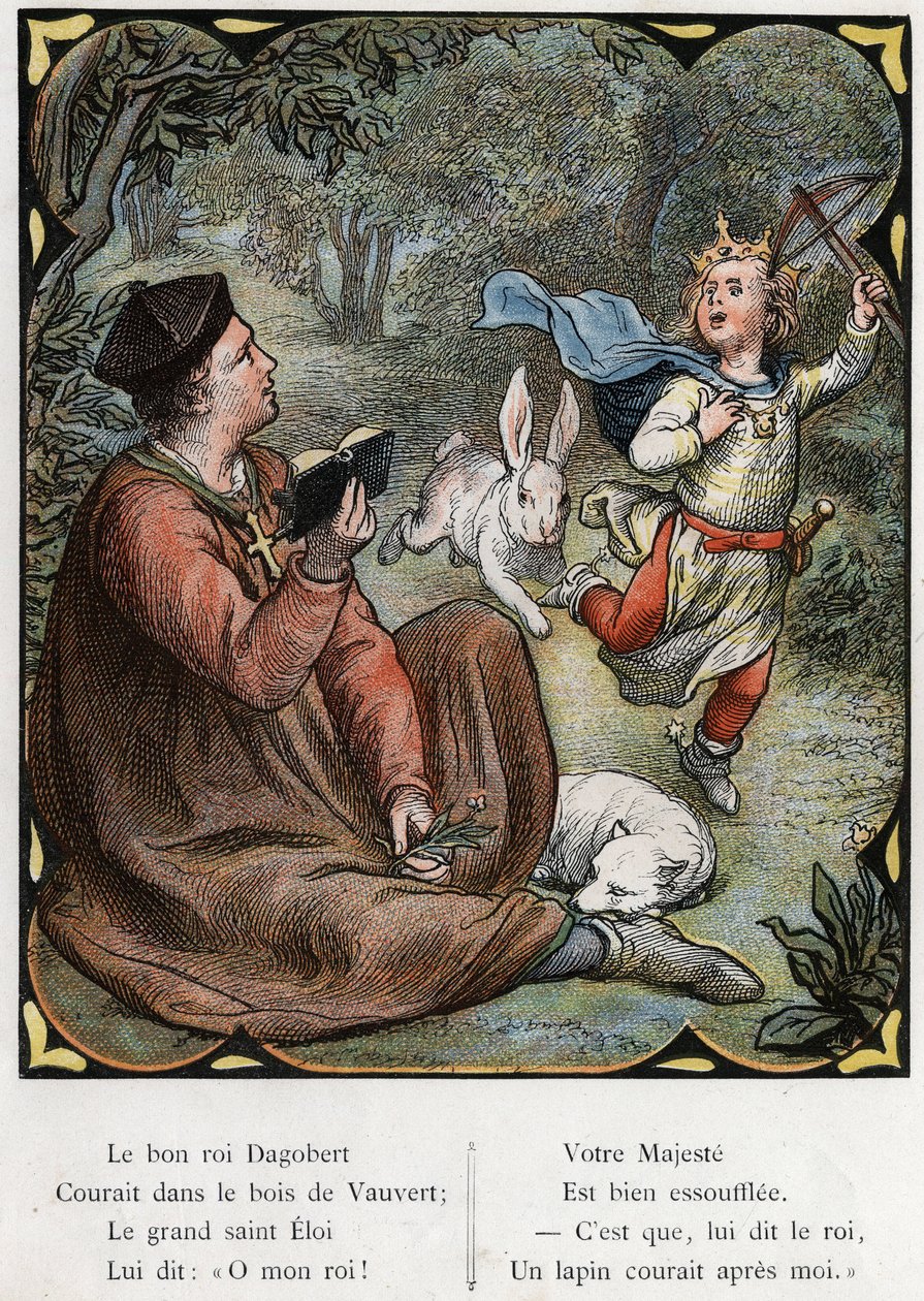 Illustration by Lorenz Frolich for the popular song 