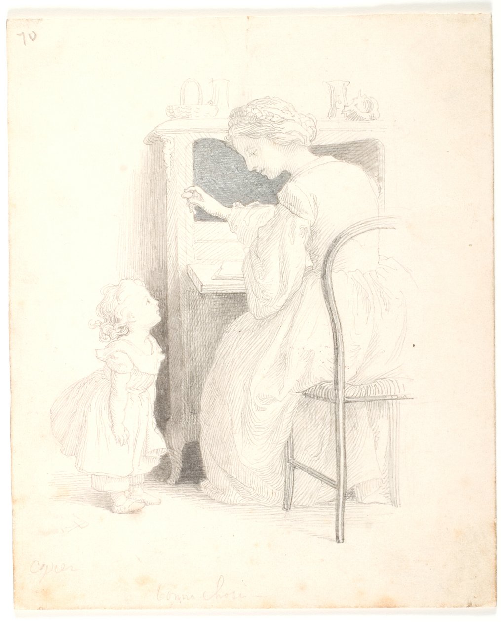 Lili Will Sing for a Sou by Lorenz Frølich