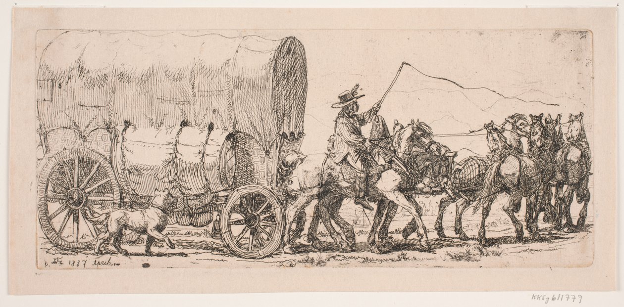 The Freight Wagon by Lorenz Frølich