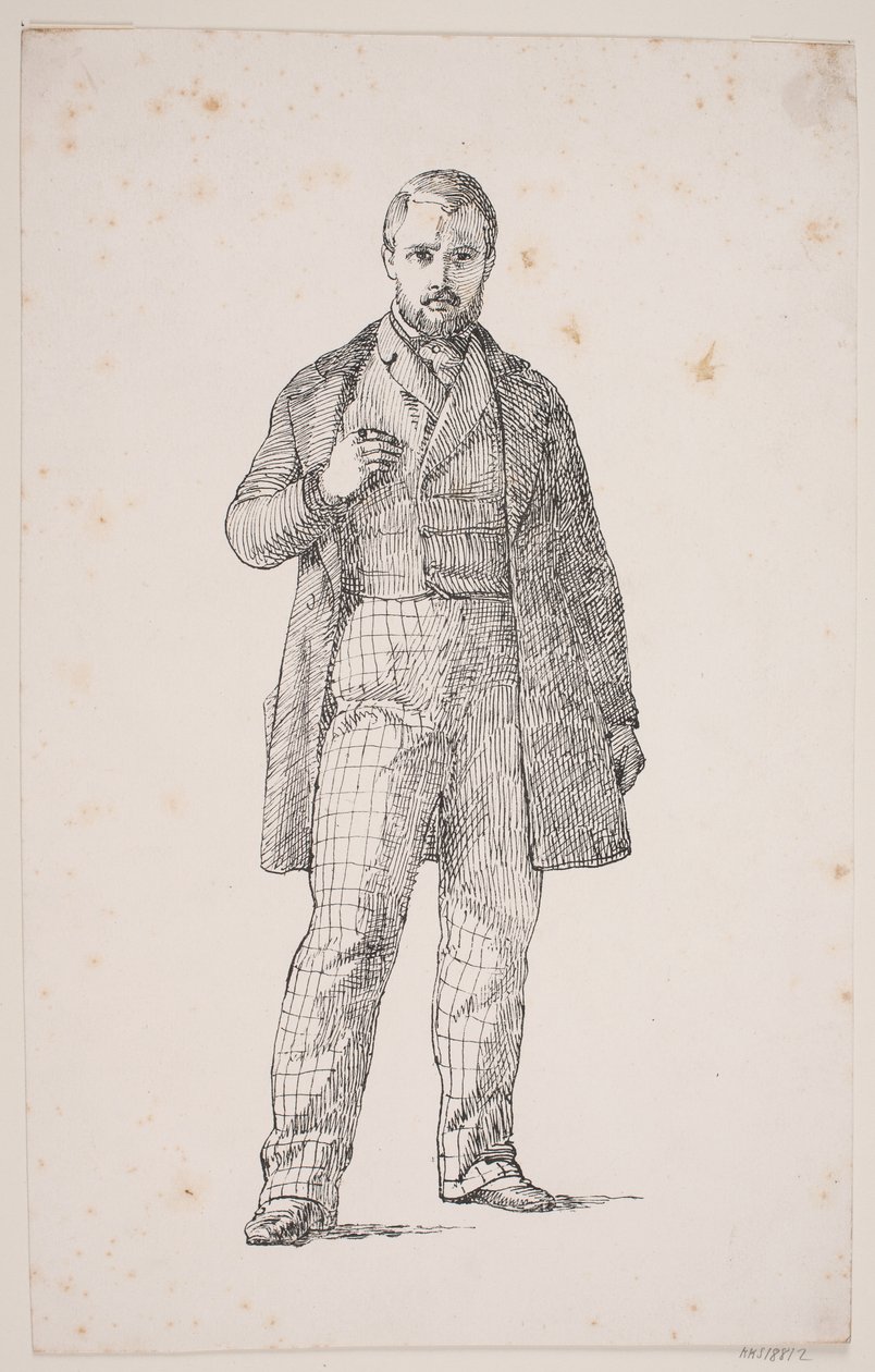 Self-Portrait of L. Frølich by Lorenz Frølich