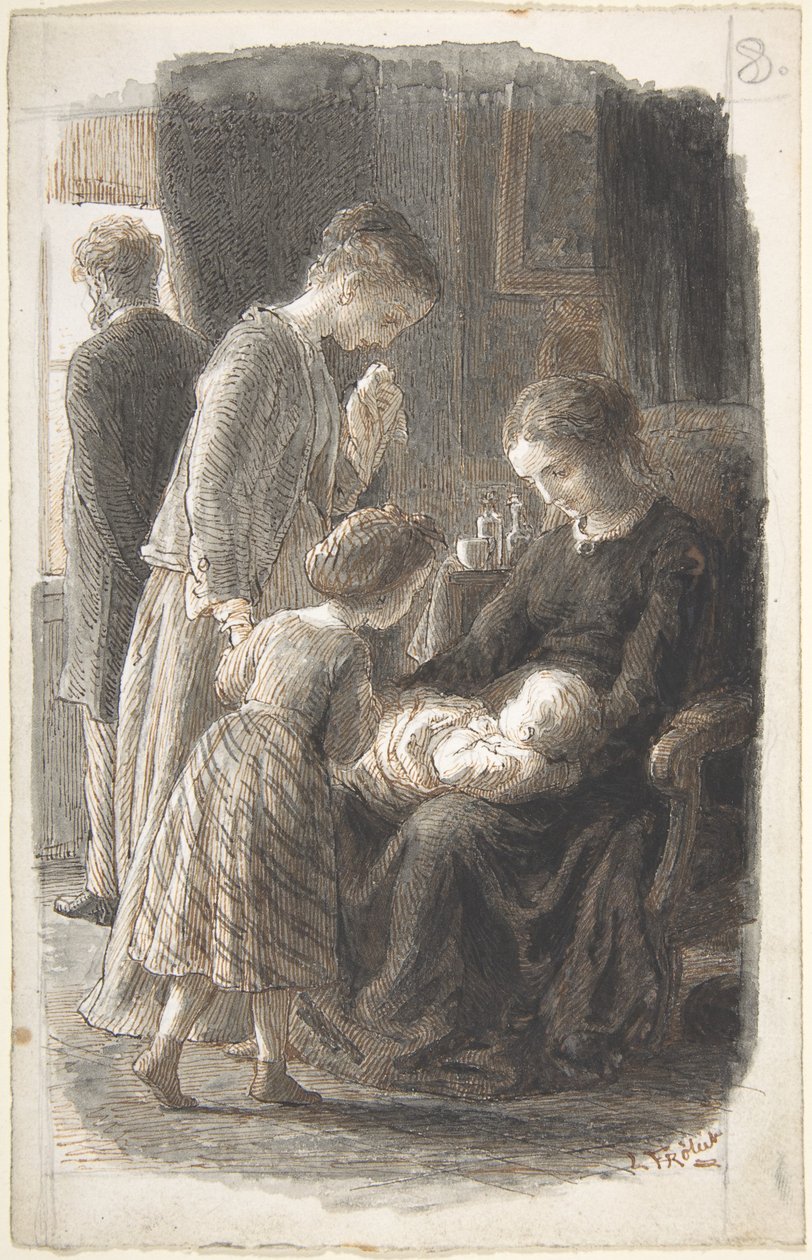 The Young Family by Lorenz Frølich