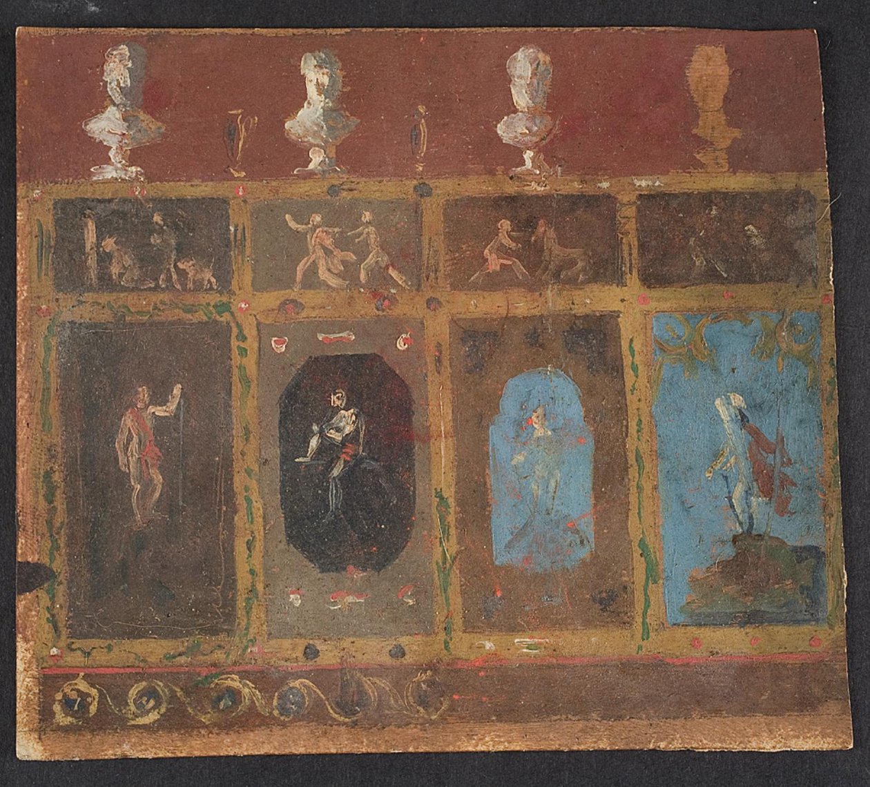 Wall Decorations for Valhøj 1838/1839 by Lorenz Frølich