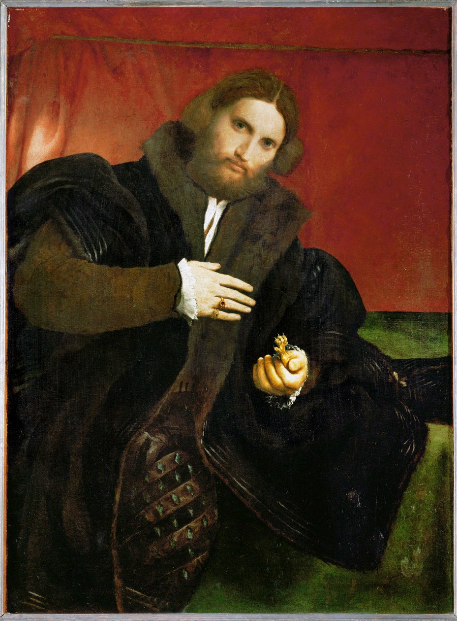 Man with a Golden Animal Claw by Lorenzo Lotto
