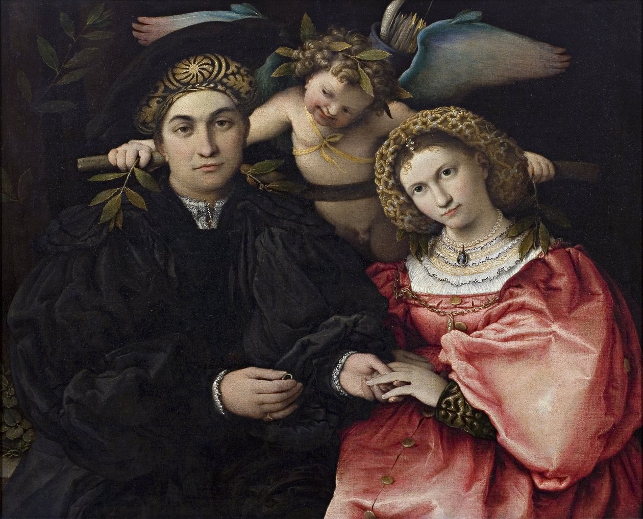 Portrait of Marsilio Cassotti and His Bride Faustina by Lorenzo Lotto