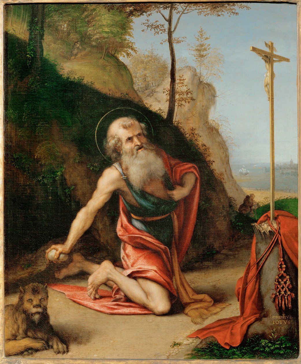 Saint Jerome Penitent by Lorenzo Lotto
