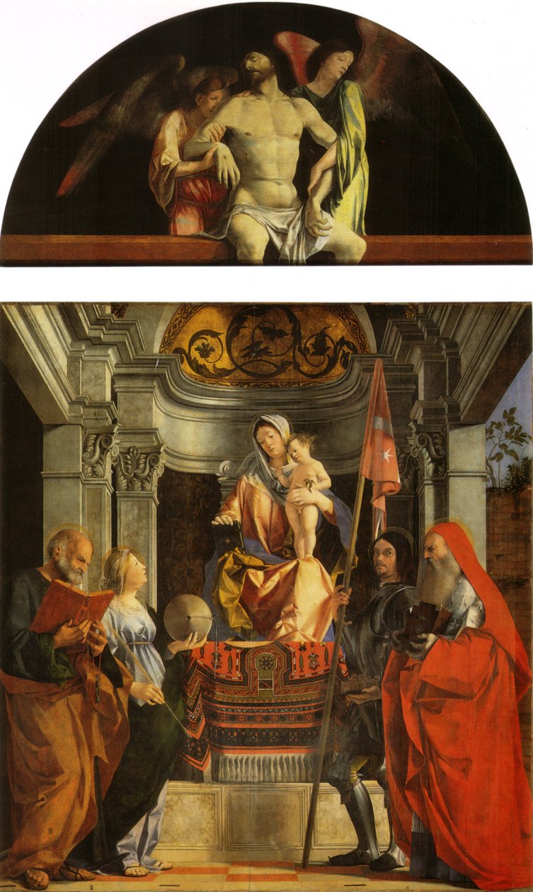 Santa Cristina al Tiverone Altarpiece by Lorenzo Lotto