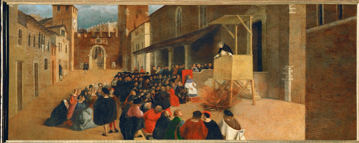 Sermon of Saint Dominic by Lorenzo Lotto