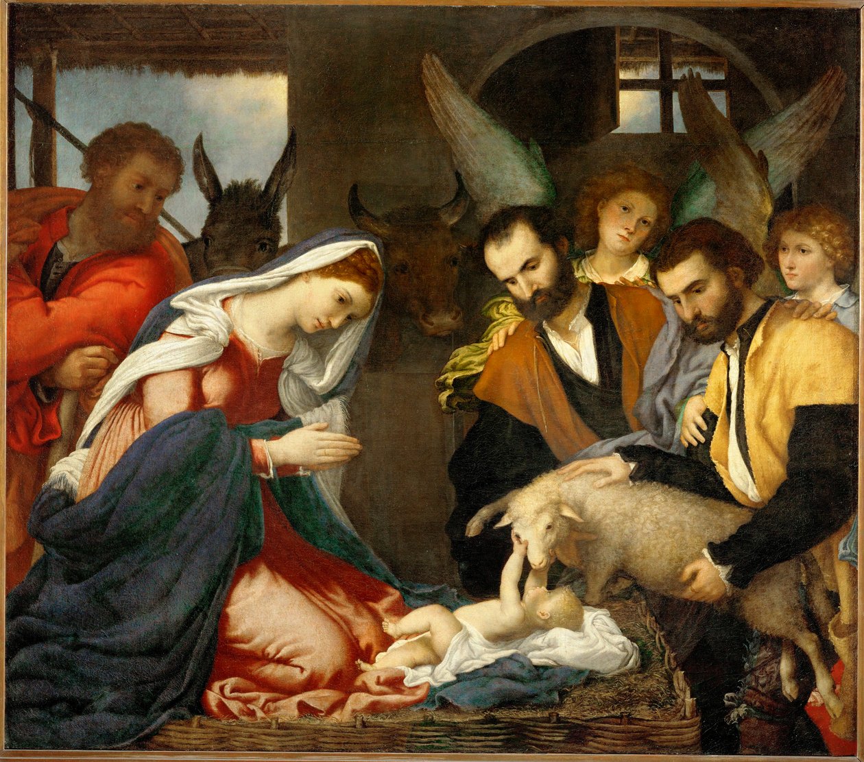 The Adoration of the Shepherds by Lorenzo Lotto