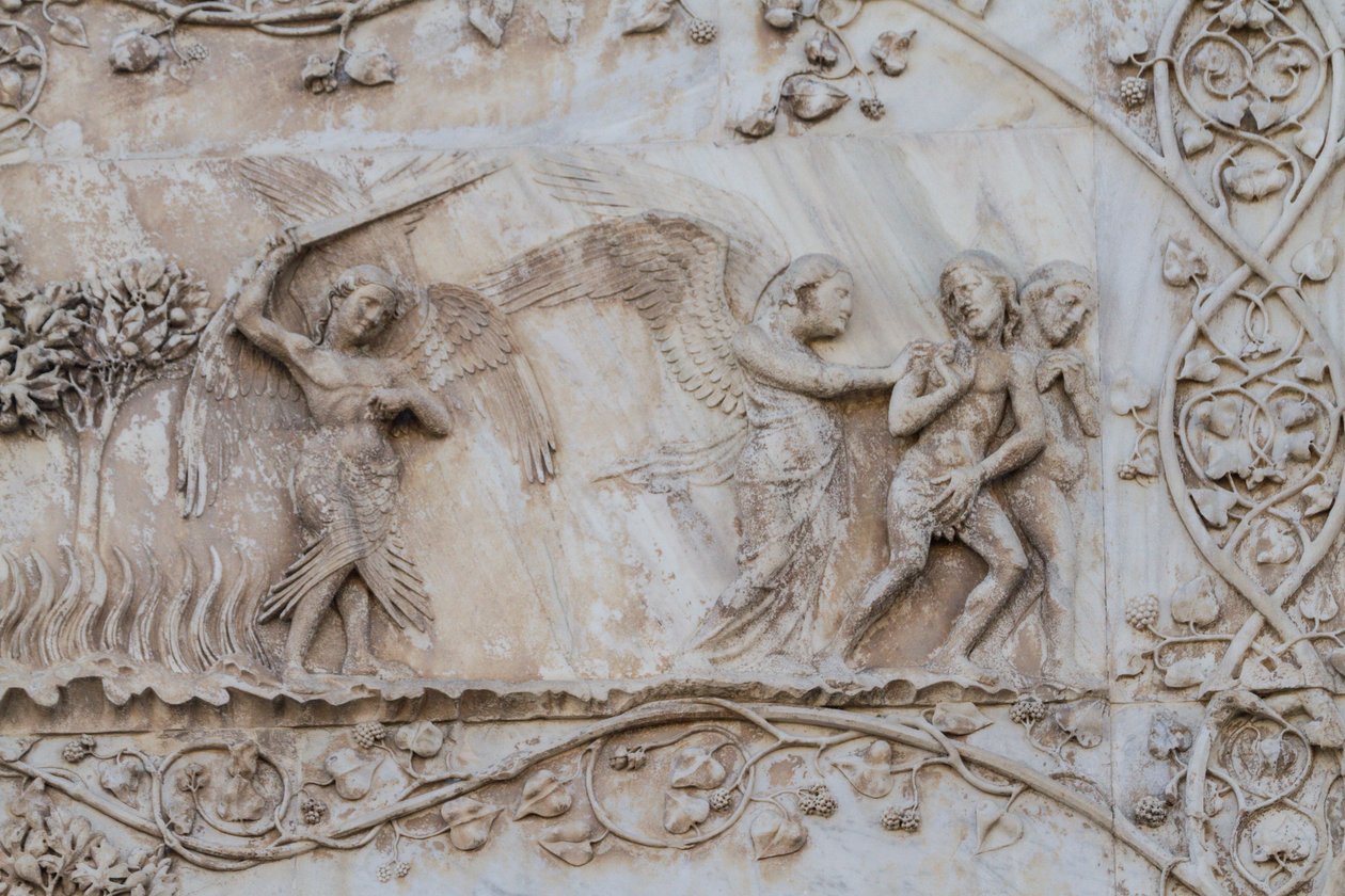 Expelled from Eden (detail) by Lorenzo Maitani