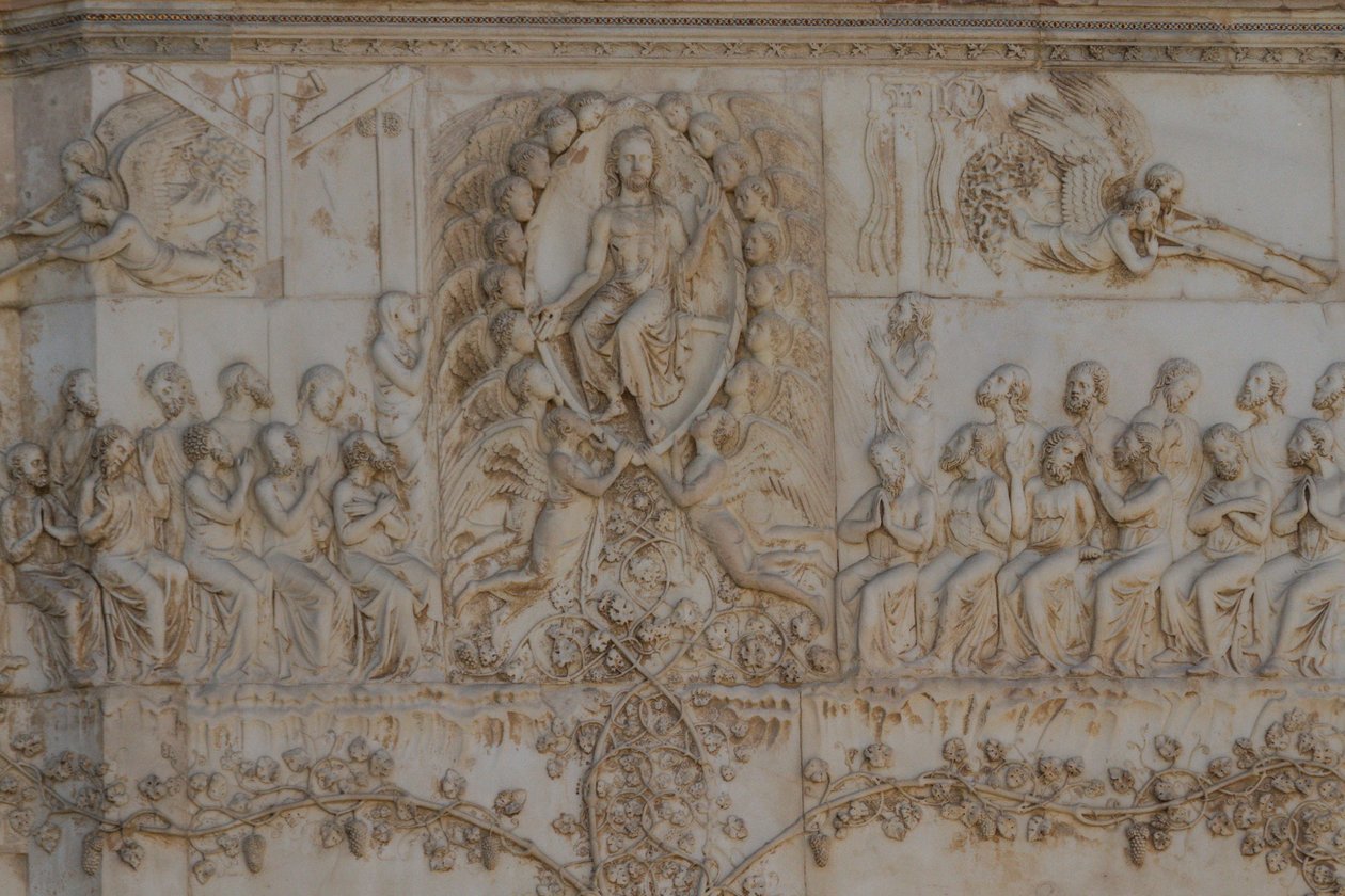 Scenes of Last Judgment (detail) by Lorenzo Maitani