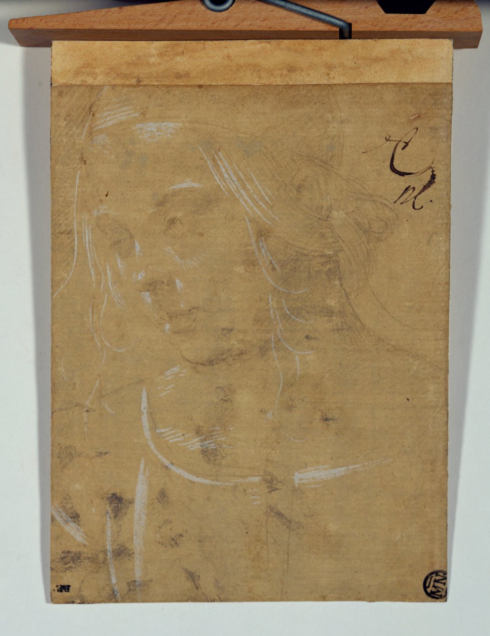 Head of a Young Girl, Three Quarters Towards the Left by Lorenzo di Credi