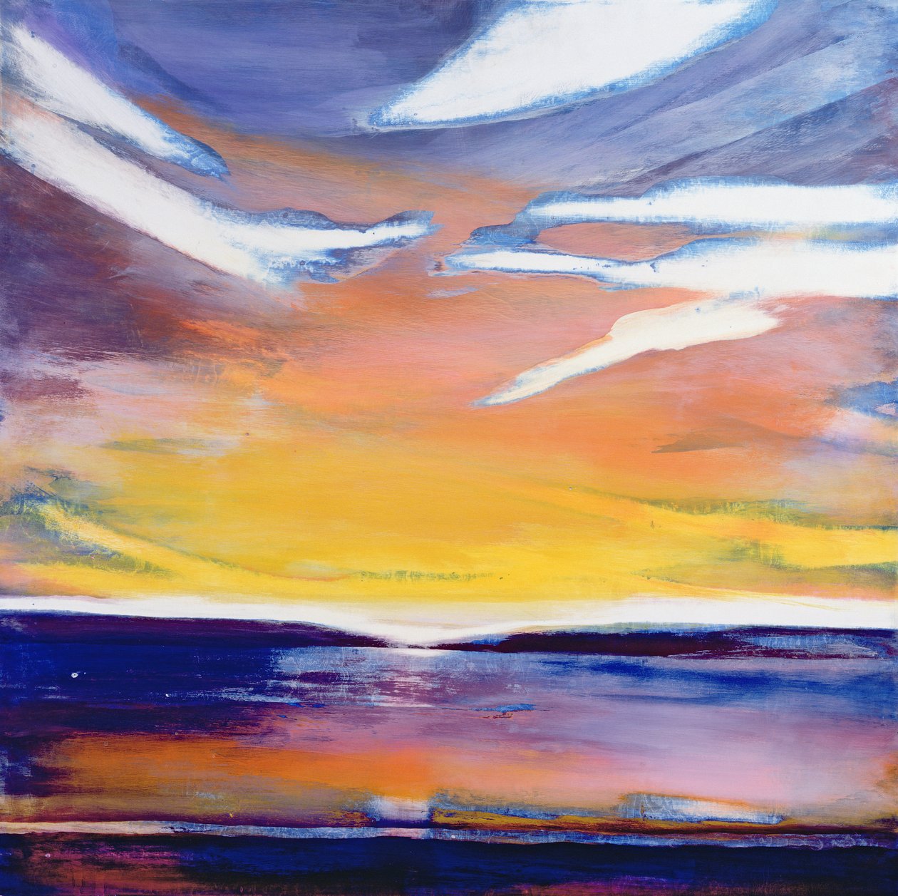 Evening Seascape by Lou Gibbs