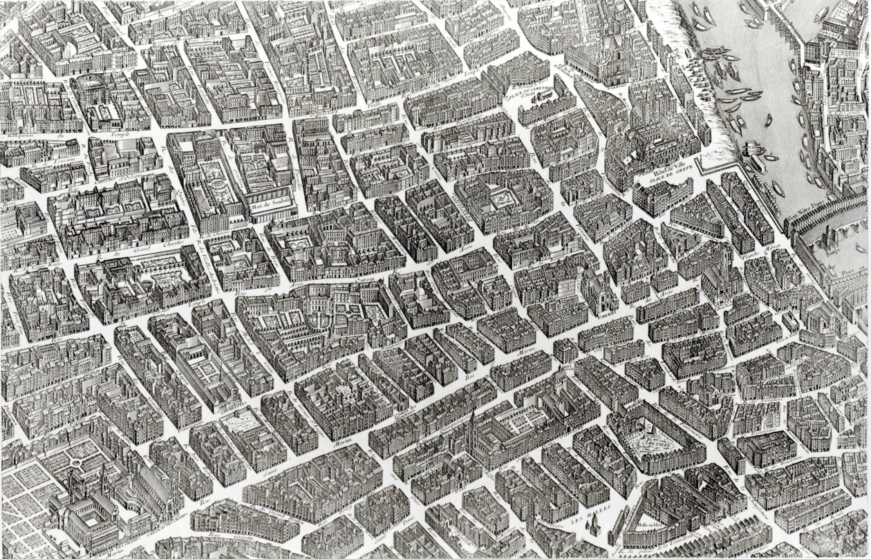 Plan of Paris, known as the 