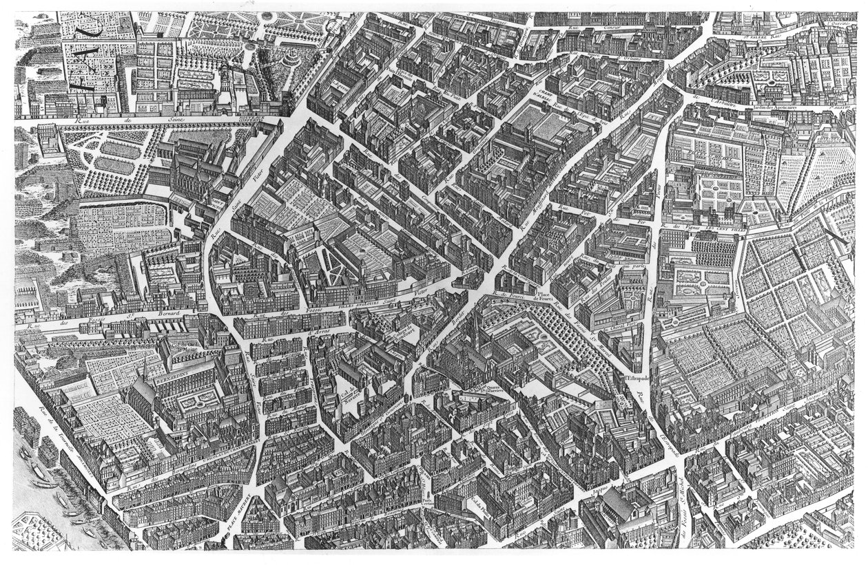 Plan of Paris, known as the 
