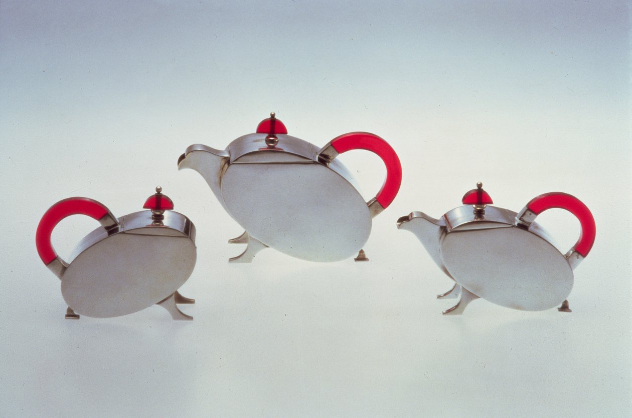Tea Set, Tiffany and Co., 1920s by Louis Comfort Tiffany