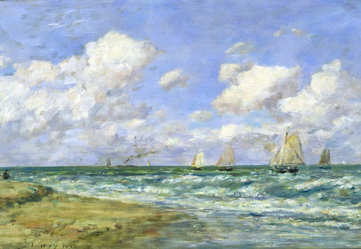 Marine Scene by Eugene Louis Boudin