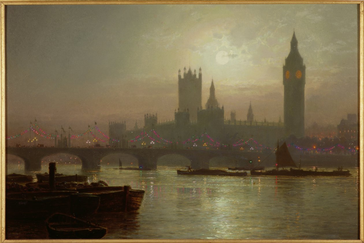 Westminster Bridge by Louis Grimshaw
