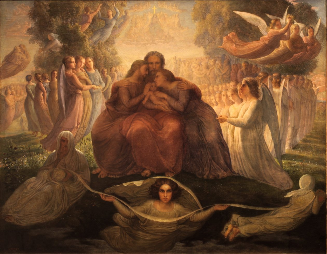 Poem of the Soul - Divine Generation by Louis Janmot