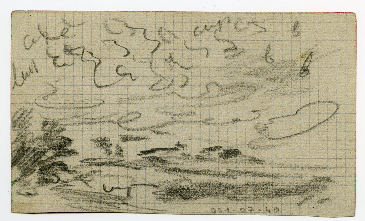 Drawing by Louis Marie Faudacq
