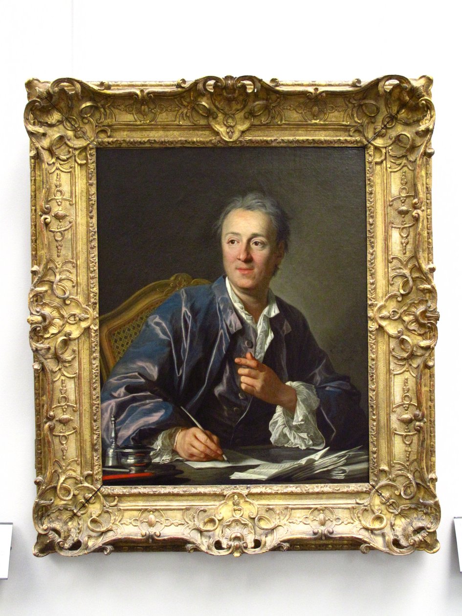 Portrait of Denis Diderot (1713-1784) by Louis Michel van Loo