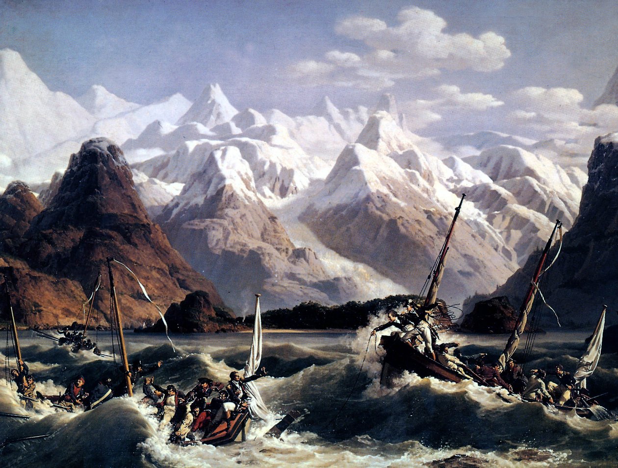 Shipwreck of the Fleet of Sailor Jean Francois de Galaup Called La Perouse by Louis Philippe Crepin