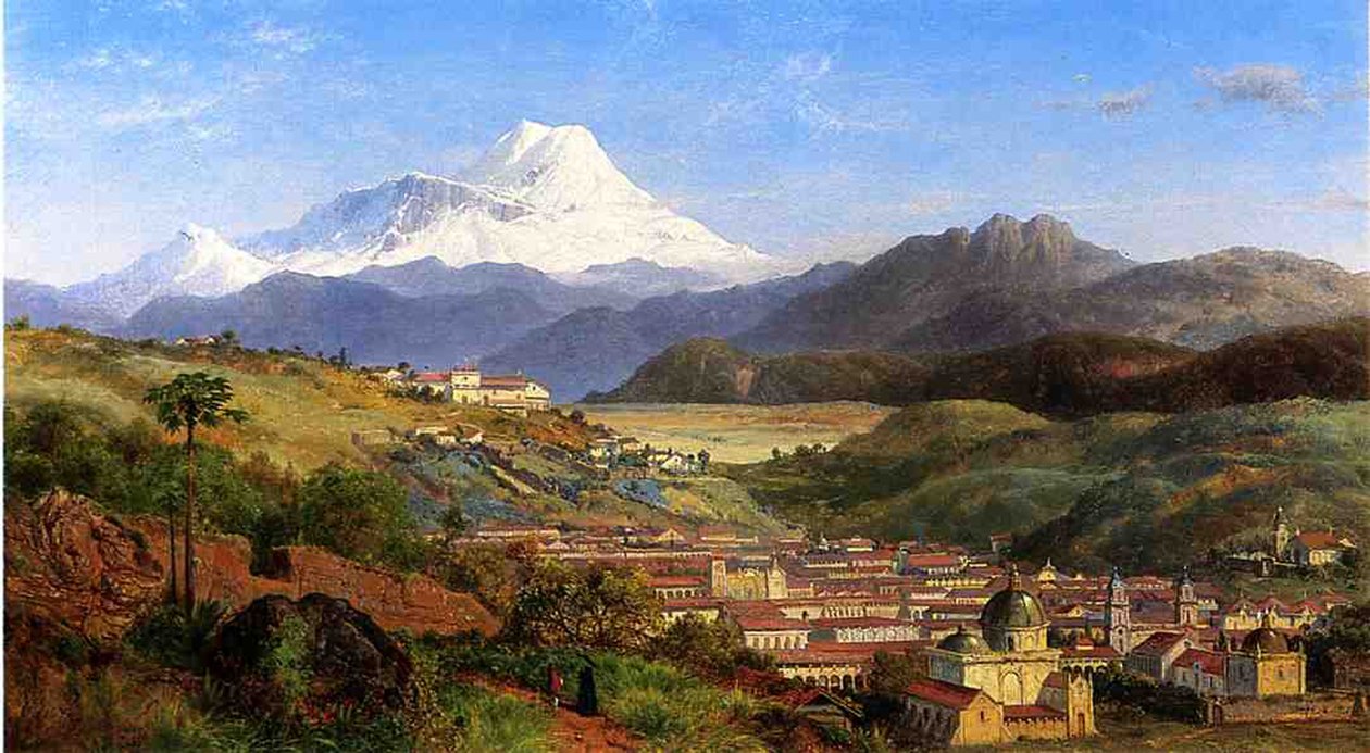 Rio Bamba, Ecuador, 1859 by Louis Rémy Mignot