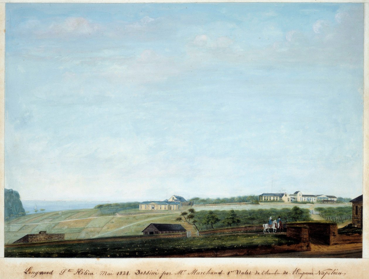 View of Longwood on the Island of Sainte Helene, May 1821 by Louis Joseph Marchand