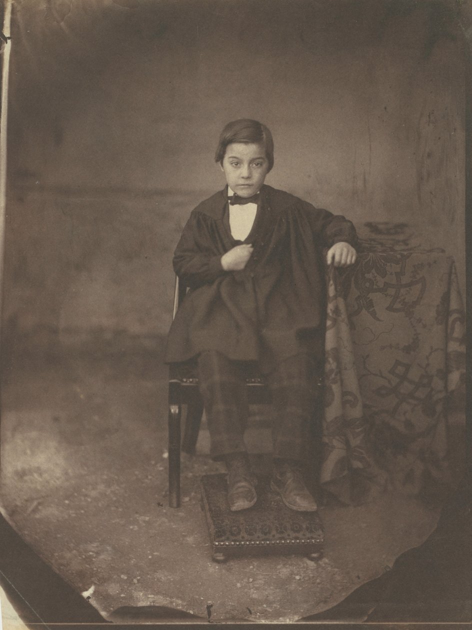 Portrait of a Young Boy by Louis Adolphe Humbert de Molard