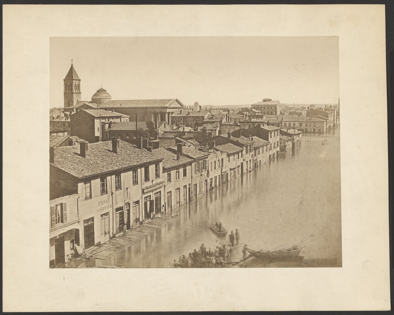 Lyon. Flood of 1856. by Louis Antoine Froissart