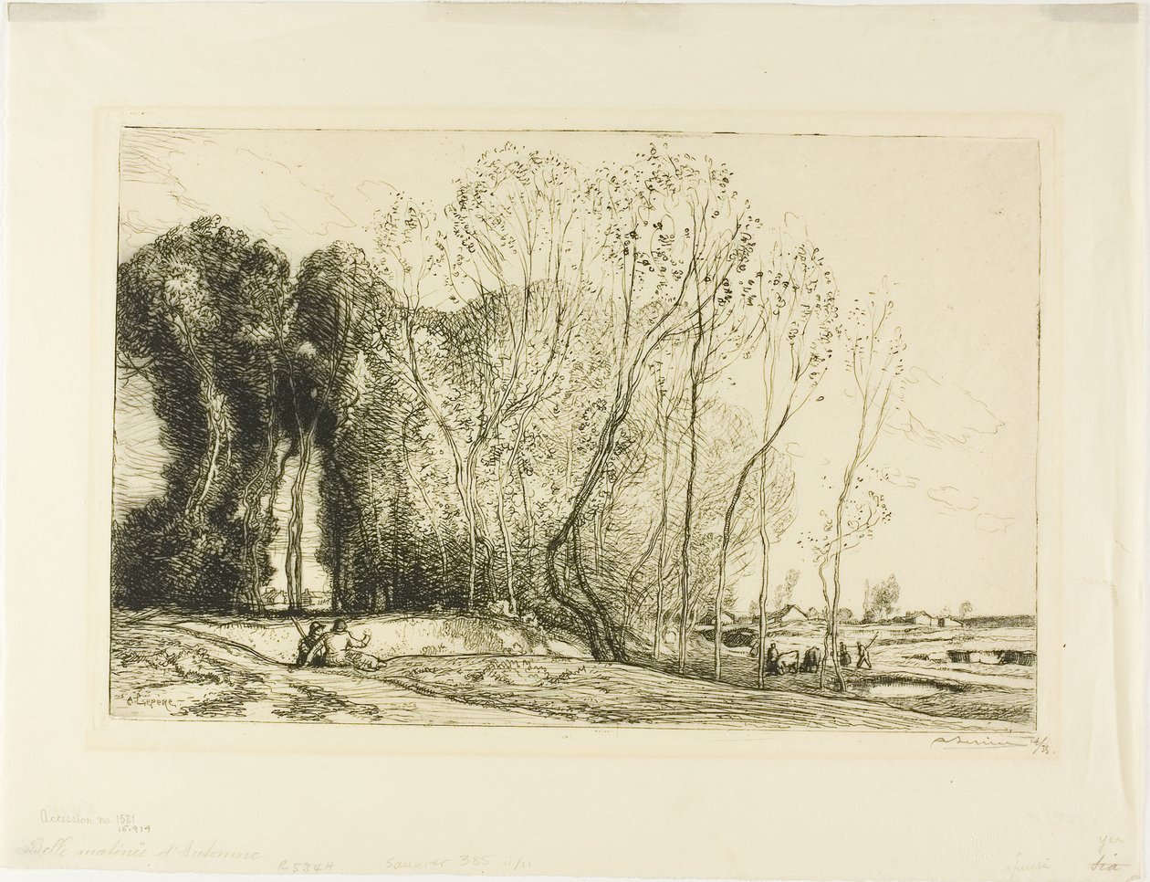 Beautiful Autumn Morning by Louis Auguste Lepère