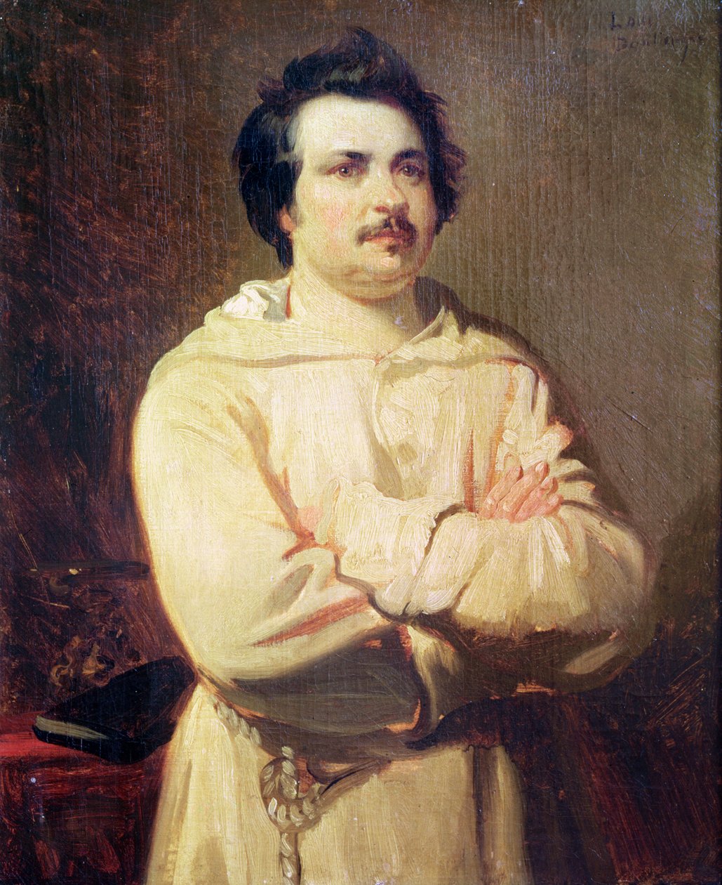 Honoré de Balzac (1799-1850) in his Monk's Habit, 1829