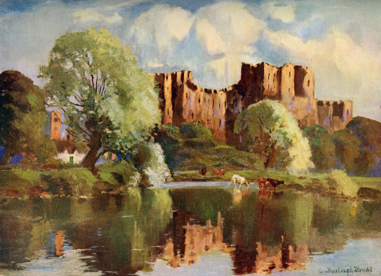 Ludlow Castle, Shropshire by Louis Burleigh Bruhl