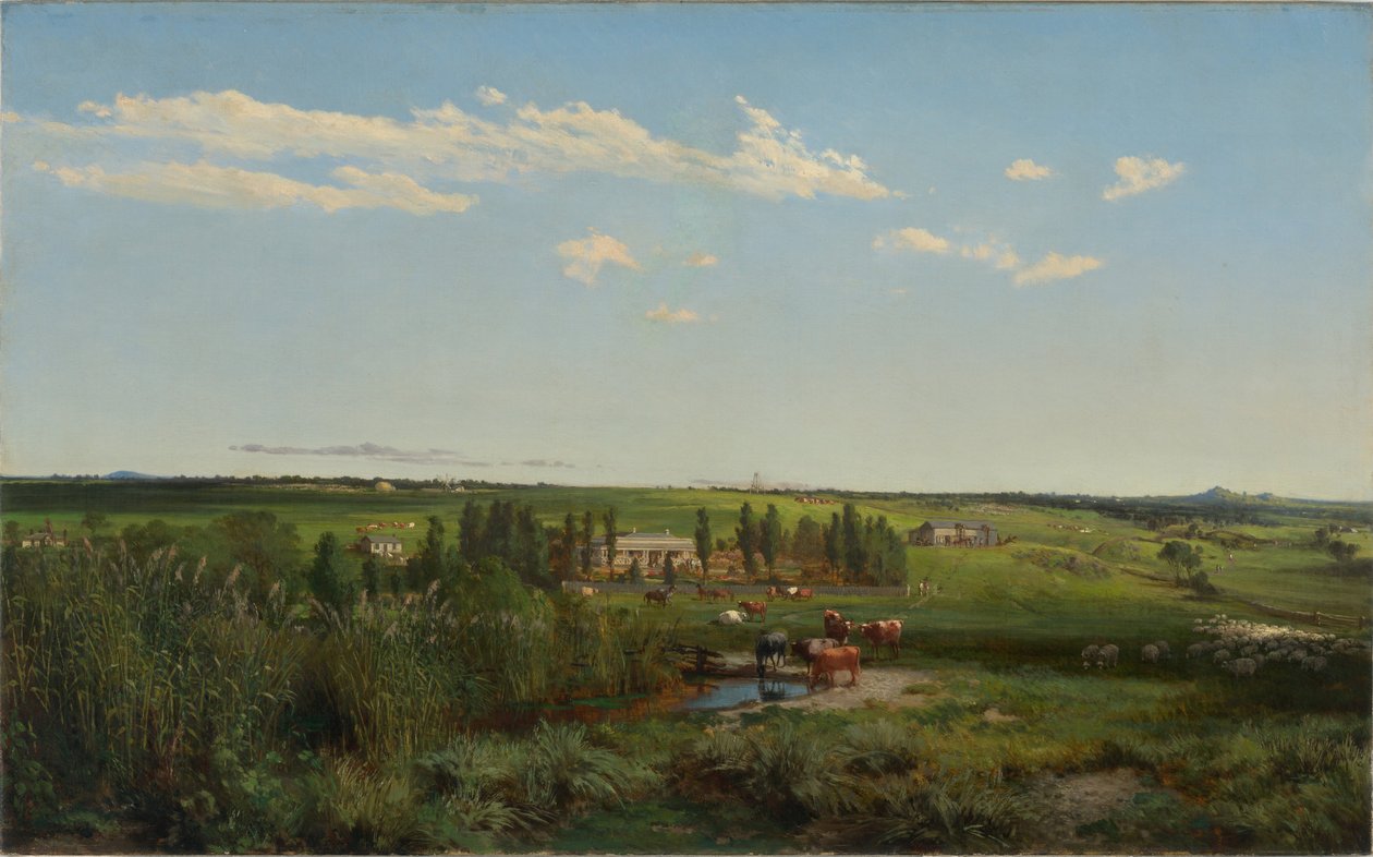 Mount Fyans Homestead, 1869 by Louis Buvelot