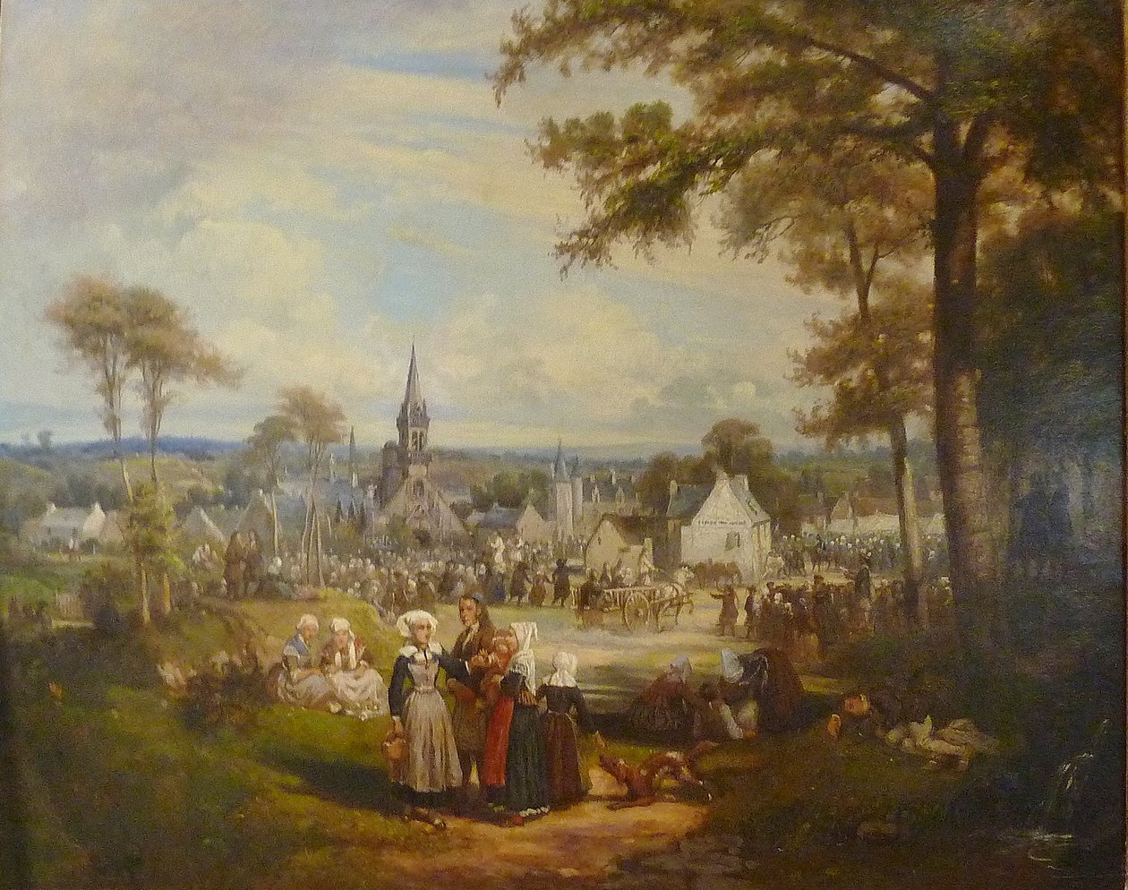 Breton Festival (Notre-Dame-de-Confort) by Louis Caradec