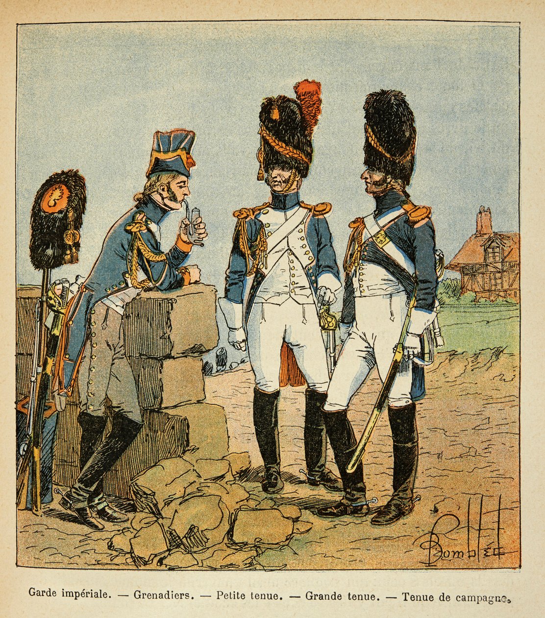 Illustration by Louis Bombled (1862-1927) from the Book 