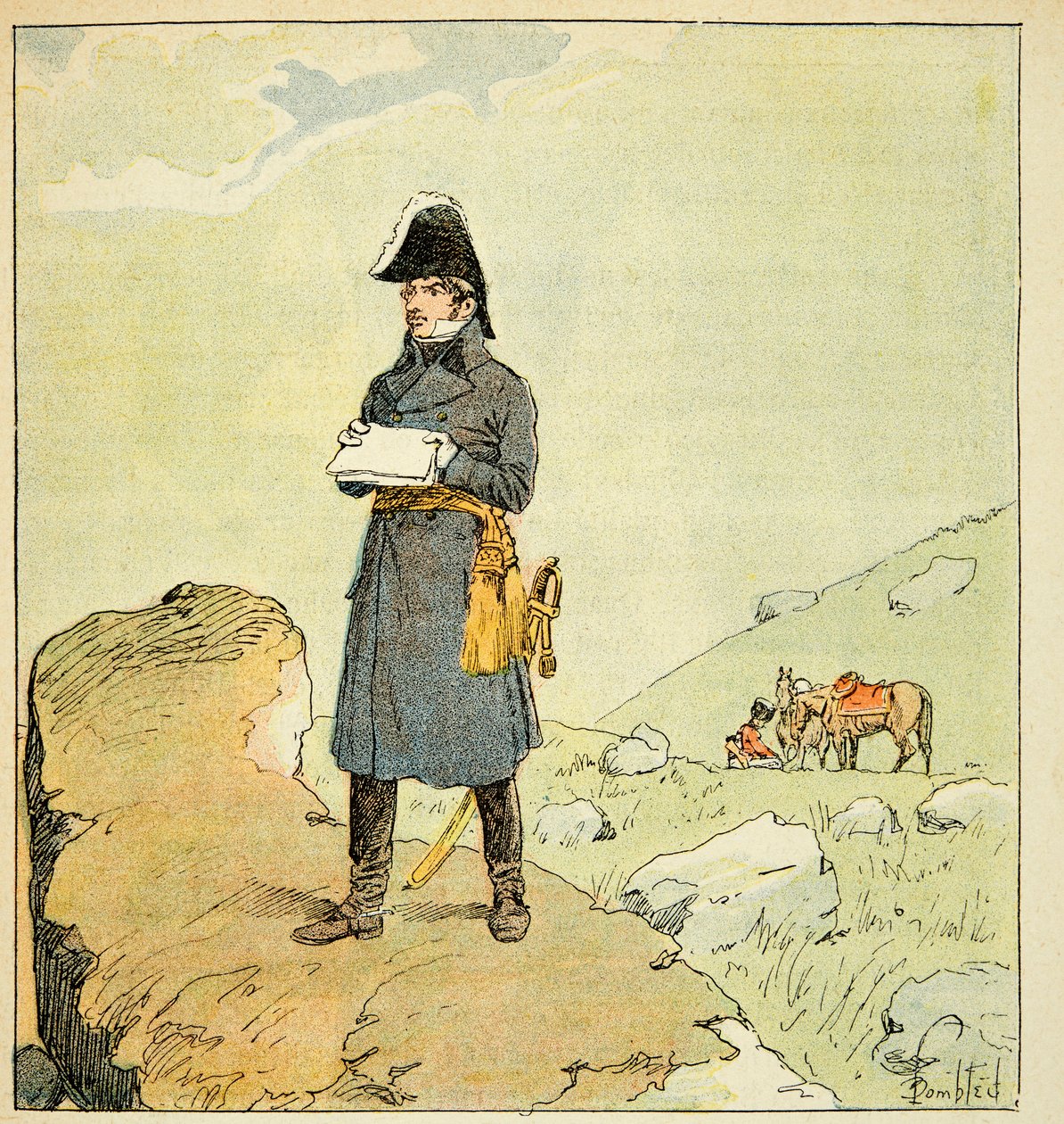 Portrait of Marshal Laurent de Gouvion Saint Cyr by Louis Charles Bombled