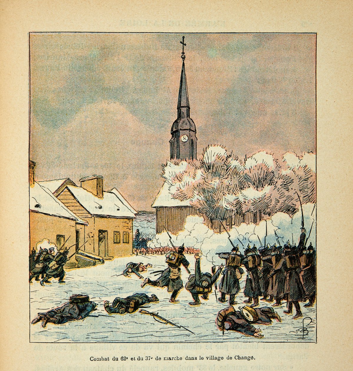 The Army of the Loire: Battle of 62nd and 37th of March in the Village of Change in January 1871 by Louis Charles Bombled