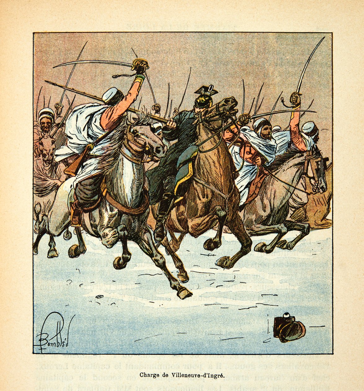 Charge of the 3rd African Hunters in the Battle of Villeneuve d