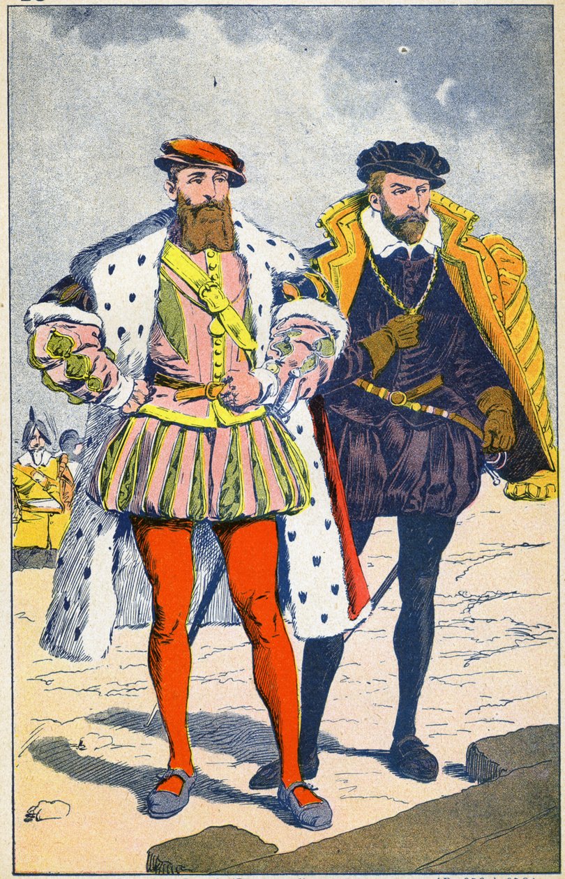 The Duke of Guise and the Admiral of Coligny by Louis Charles Bombled