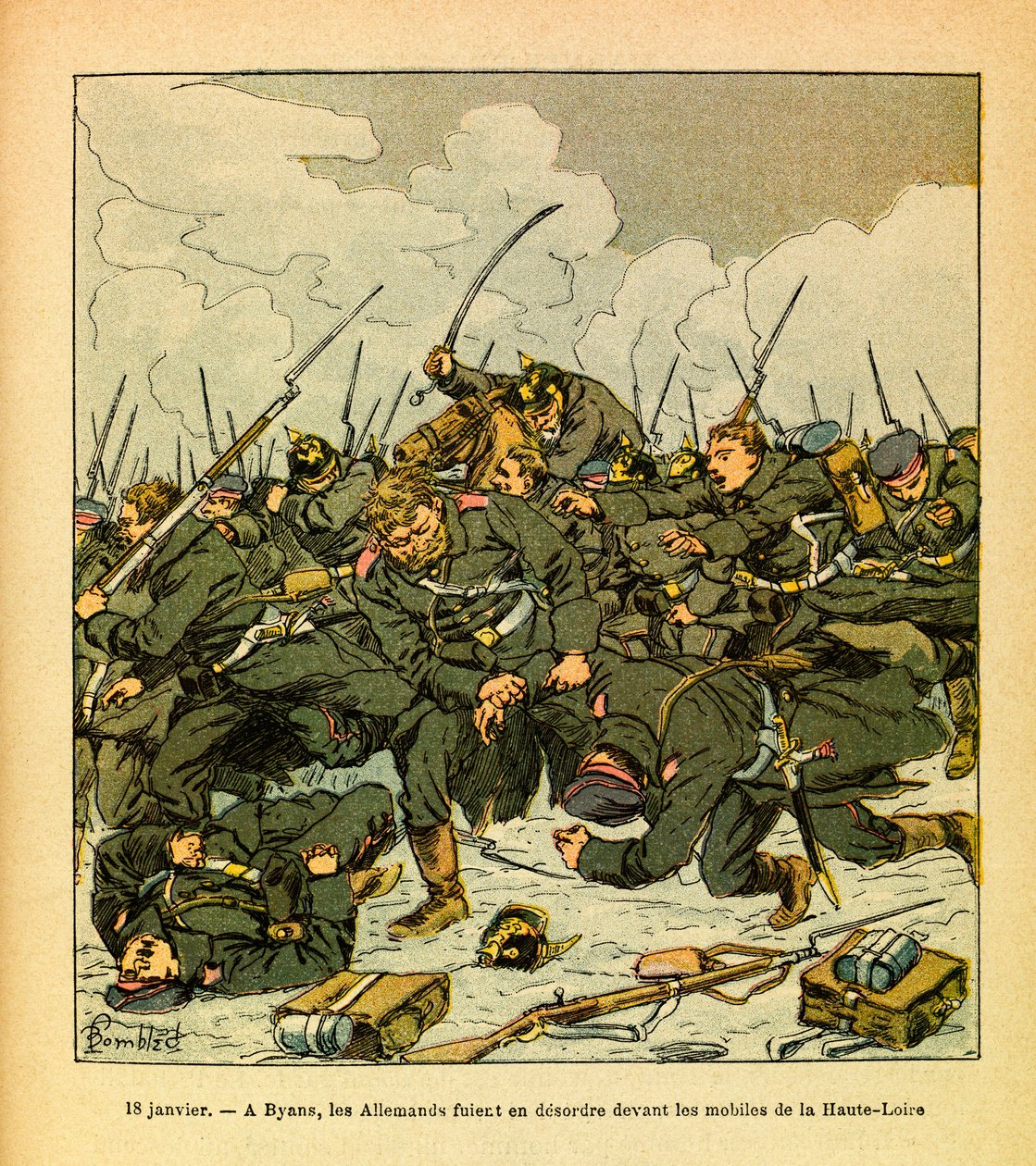 The Eastern Army: On January 18 by Louis Charles Bombled