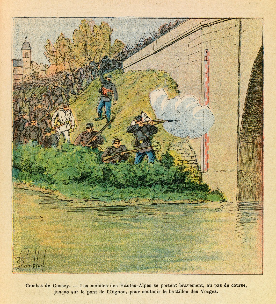 The Eastern Army of Eugene Sergeant, Illustrated by Louis Bombled: Les Mobiles des Hautes Alpes by Louis Charles Bombled