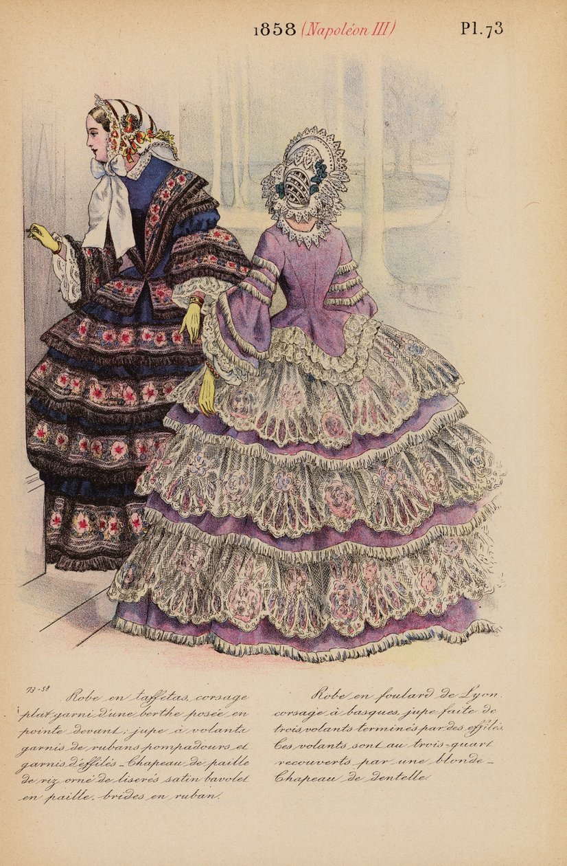 French Fashion: 1858, Napoleon III by Louis Colas
