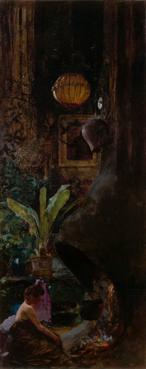 A Corner of the 72nd Street Studio by Louis Comfort Tiffany