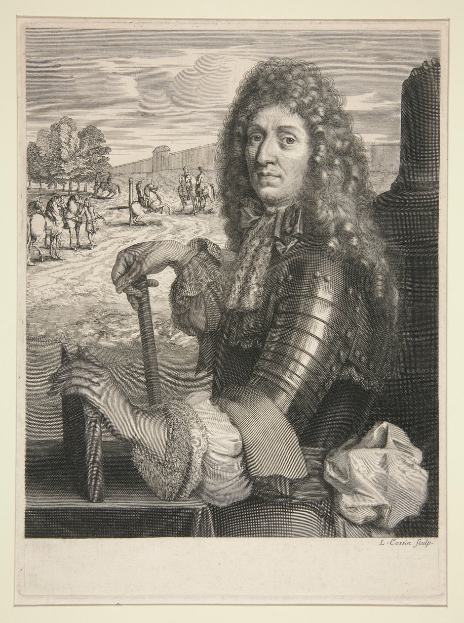 Portrait of a Nobleman in Armor by Louis Cossin