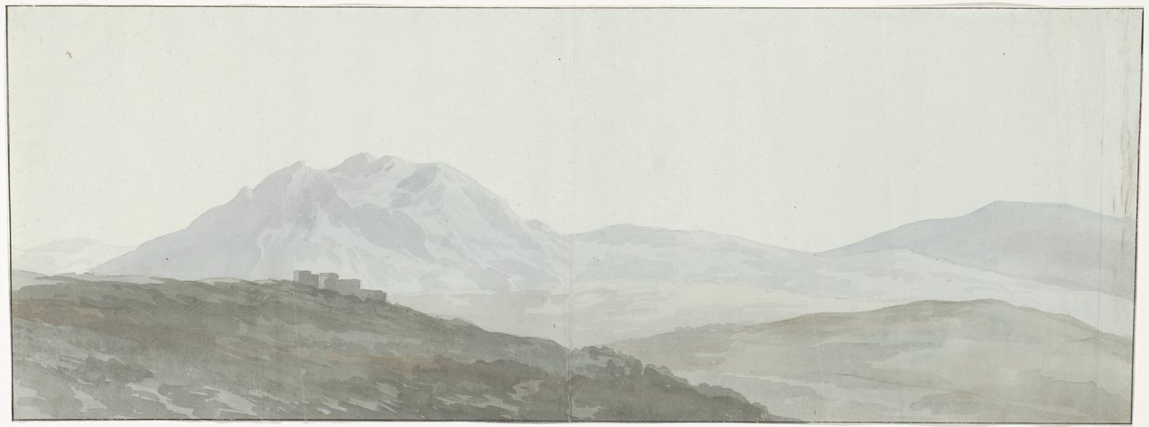 View of the Peaks of the Apennines by Louis Ducros