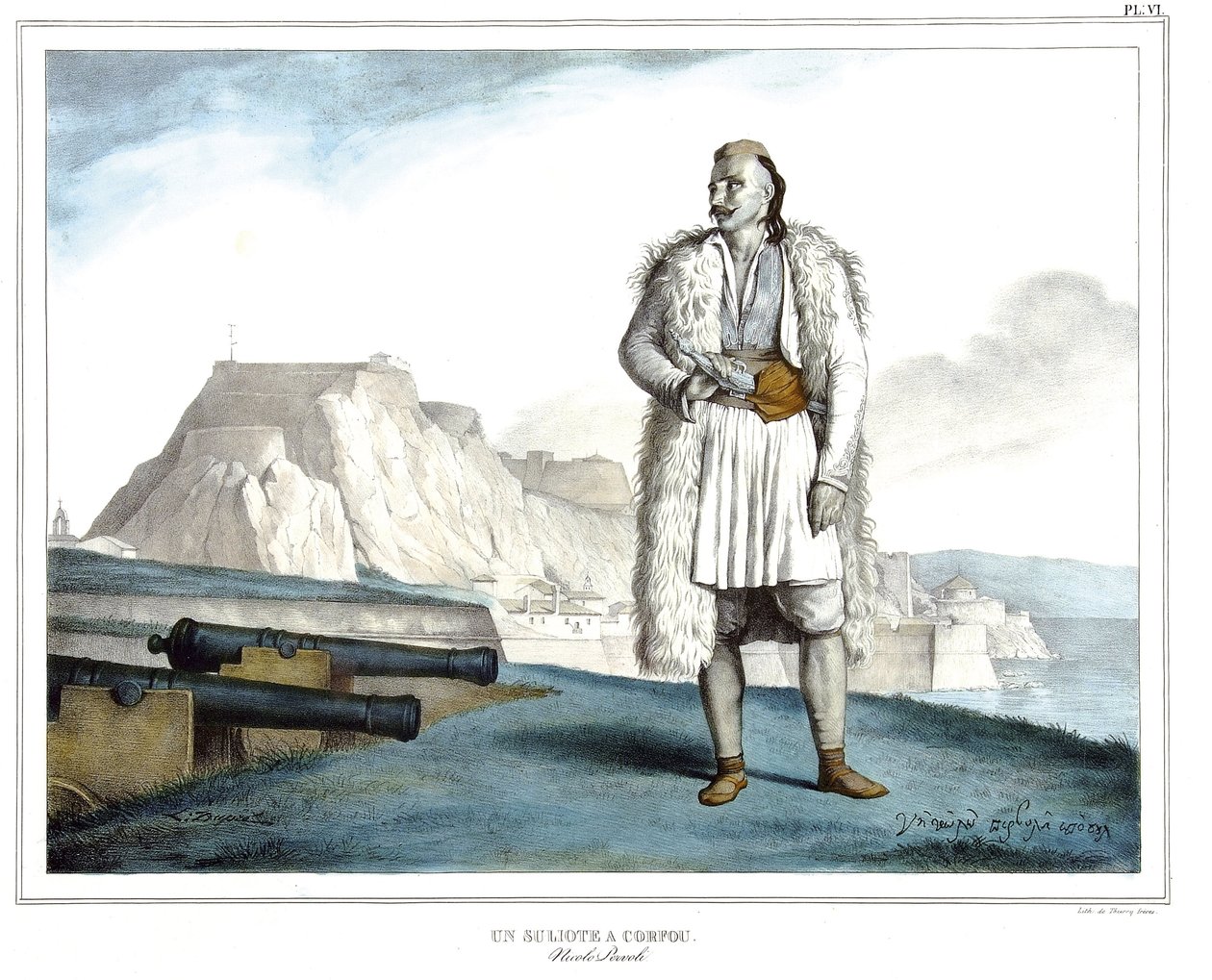 A Suliote in Corfu, Nicolo Pervoli, in 