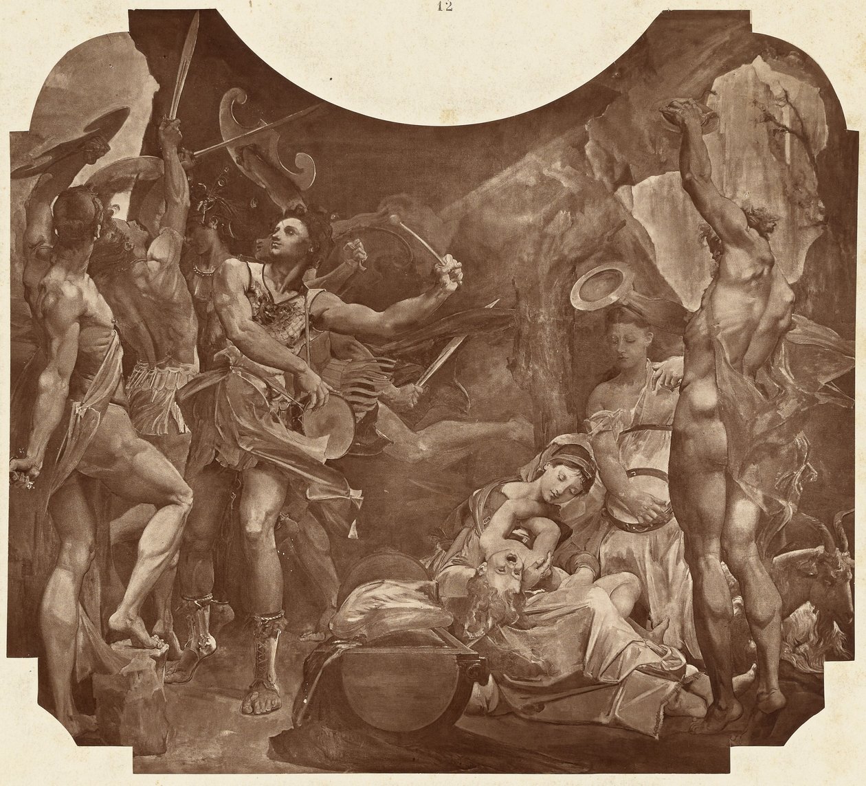 Jupiter and the Corybantes by Louis Emile Durandelle