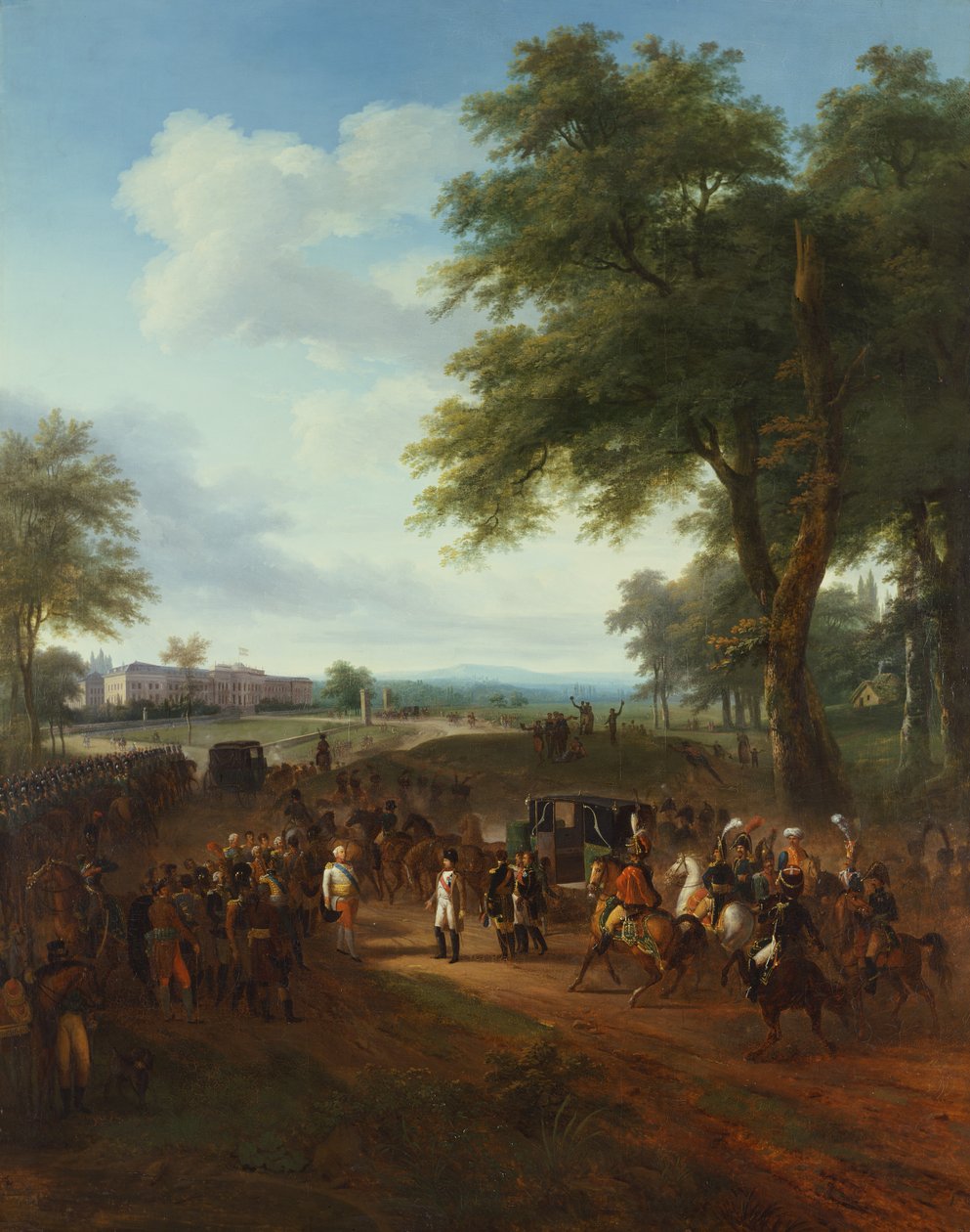 Napoleon received by Frederick Duke of Wurttemberg, October 2 by Louis Etienne Watelet