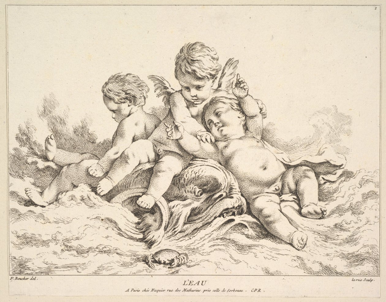 Water by Louis Felix de la Rue
