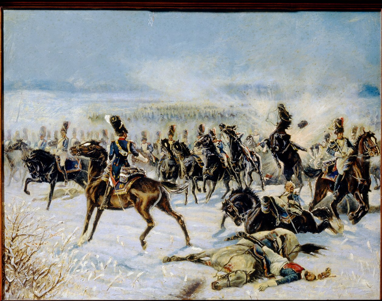 The Battle of Preussisch Eylau on February 8, 1807 by Louis Ferdinand Malespina
